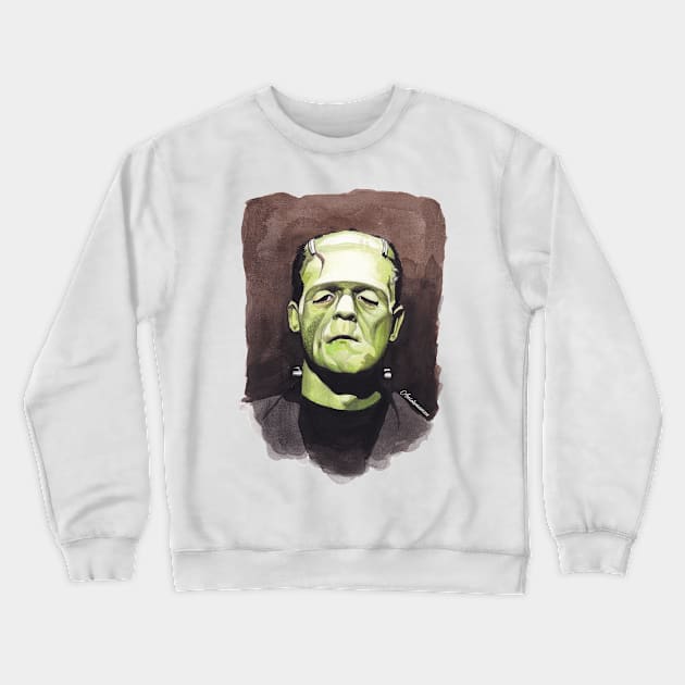 Ansekenamun - Frankenstein's Monster Crewneck Sweatshirt by Ansekenamun